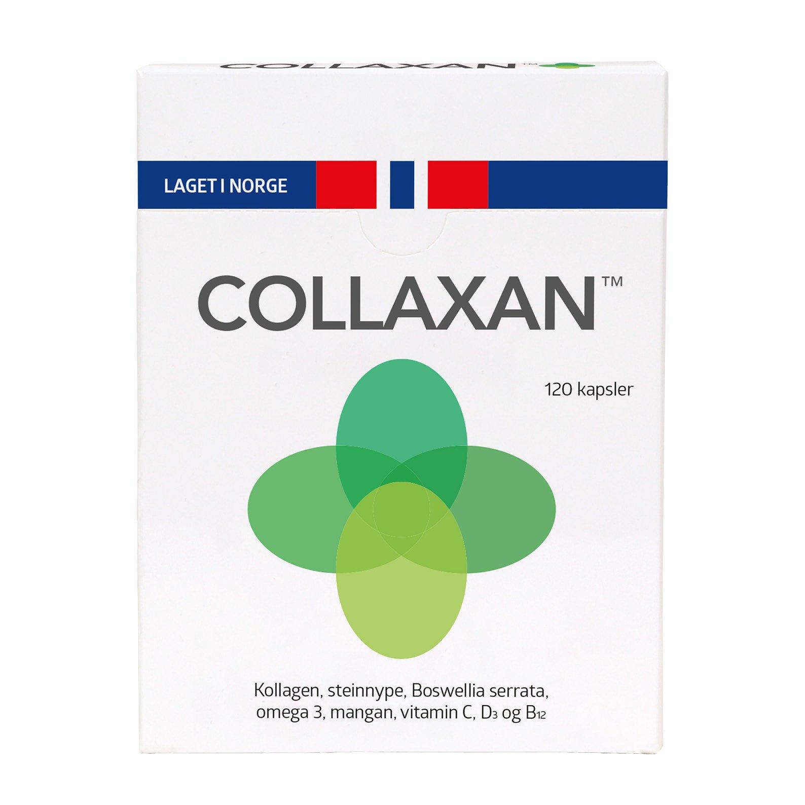 Collaxan kollagen kapsler i pakning