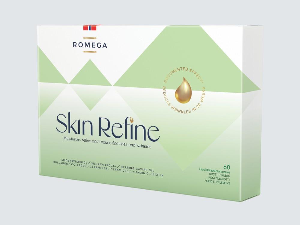 Romega Skin Refine kosttilskudd for hud